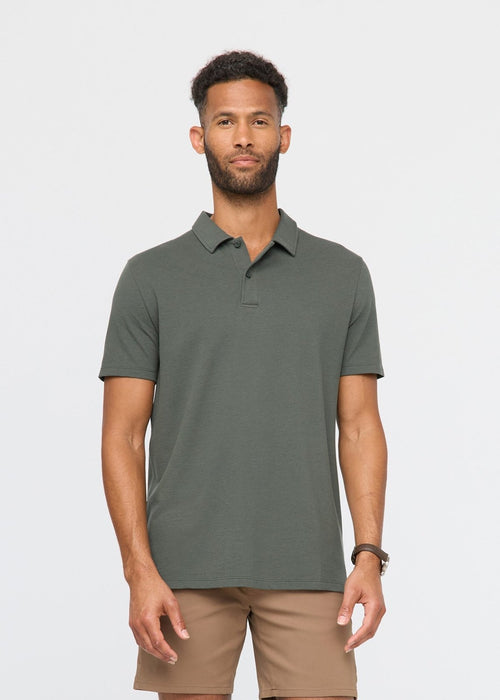 Air Flow Pique Polo - Thyme