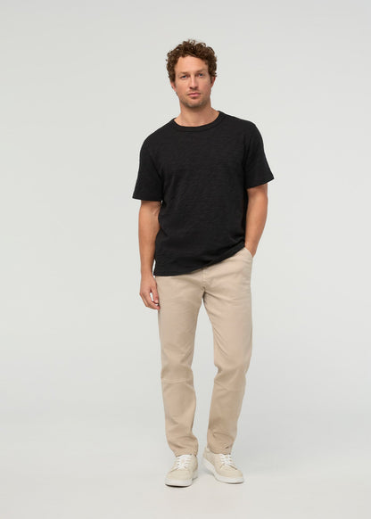 Midweight Slub Jersey Tee - Black
