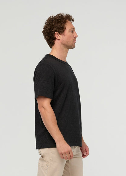 Midweight Slub Jersey Tee - Black