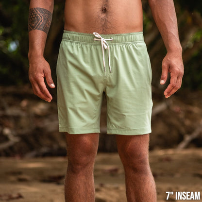 Nomad 3.0 Short (Hybrid) - Sage 5" & 7" - Linerless