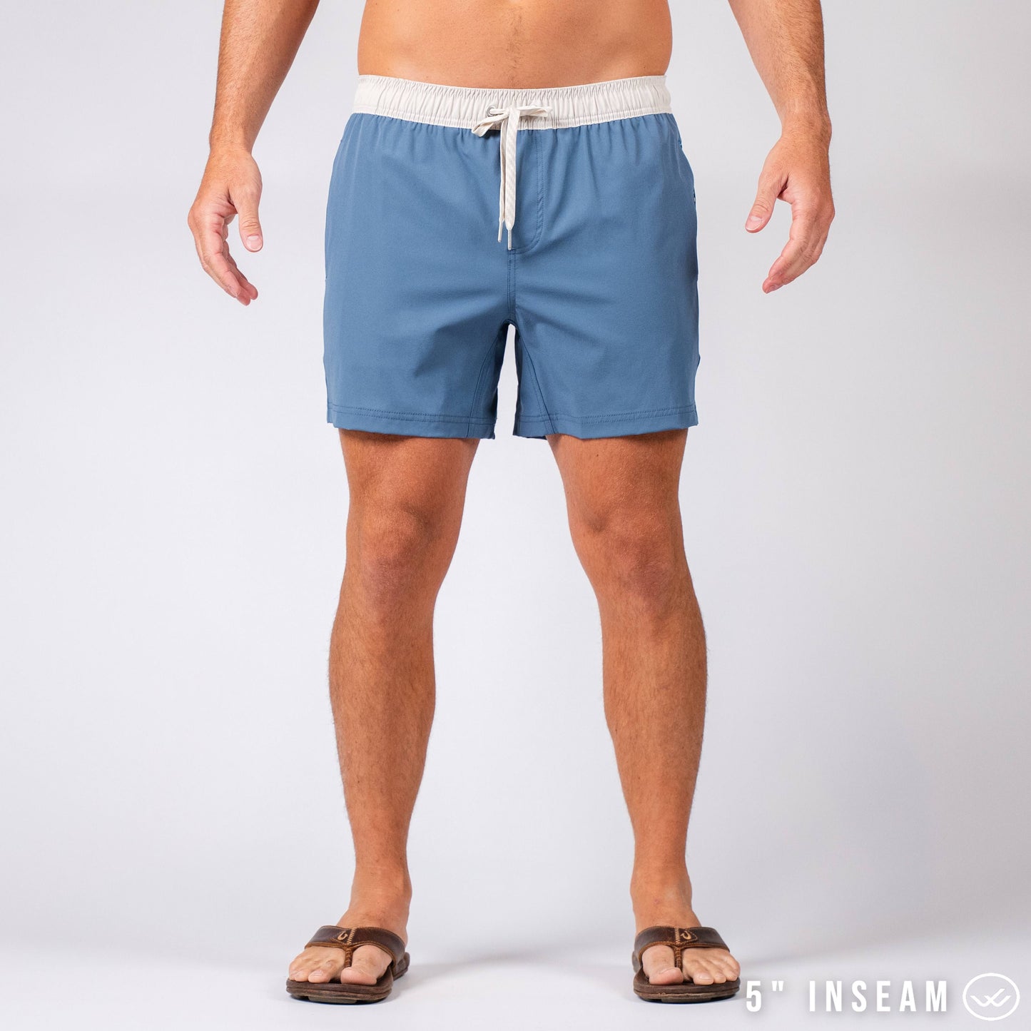 Nomad 3.0 Short (Hybrid) - Slate Blue/White