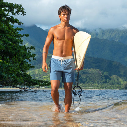 Nomad 3.0 Short (Hybrid) - Slate Blue/White