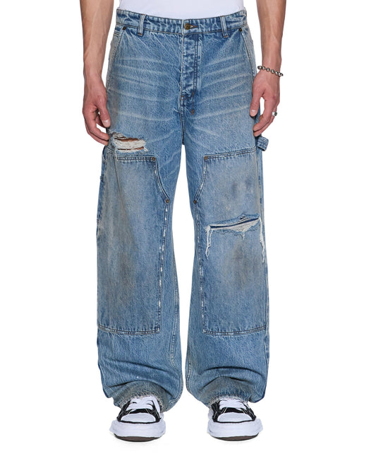 OPERATOR PANT 70'S BLUE
