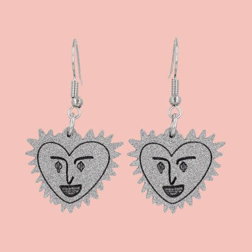 'Big Merv' Evil Face Earrings