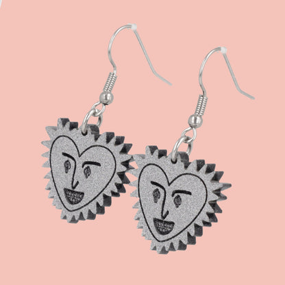 'Big Merv' Evil Face Earrings