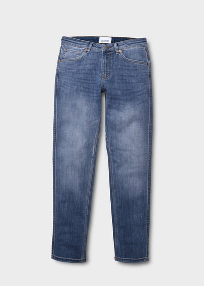 Performance Denim Girlfriend - Vintage Light Stone