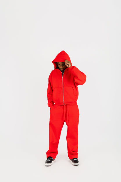 Fleece Zip Up and Sweatpants Set