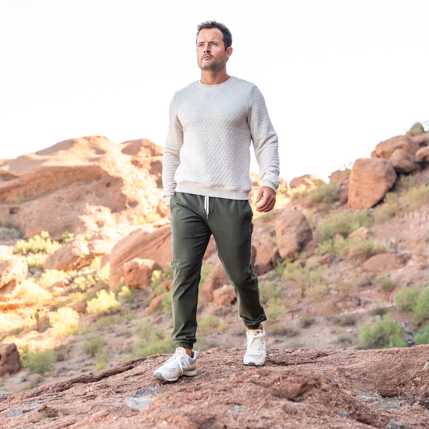 Rambler Jogger (Casual Stretch) - Olive