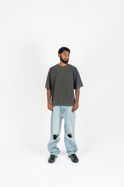Garment Dye Drop Shoulder Shirt