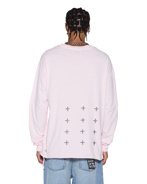 ALLDAY BIGGIE LS TEE ICE QUARTZ