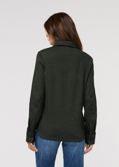 Performance Flannel Button Down - Heather Peat