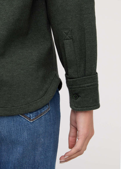 Performance Flannel Button Down - Heather Peat