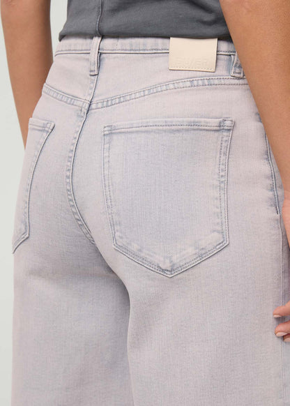 Performance Denim+ High Rise Wide Leg Crop - Quartz Fade