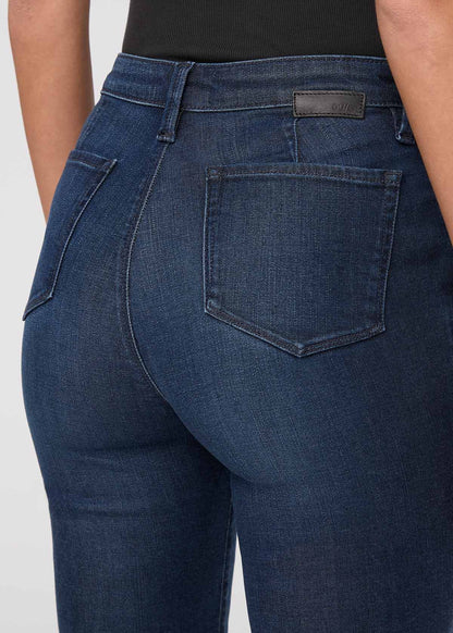 No Sweat Denim High Rise Slim Straight - Worn Rinse