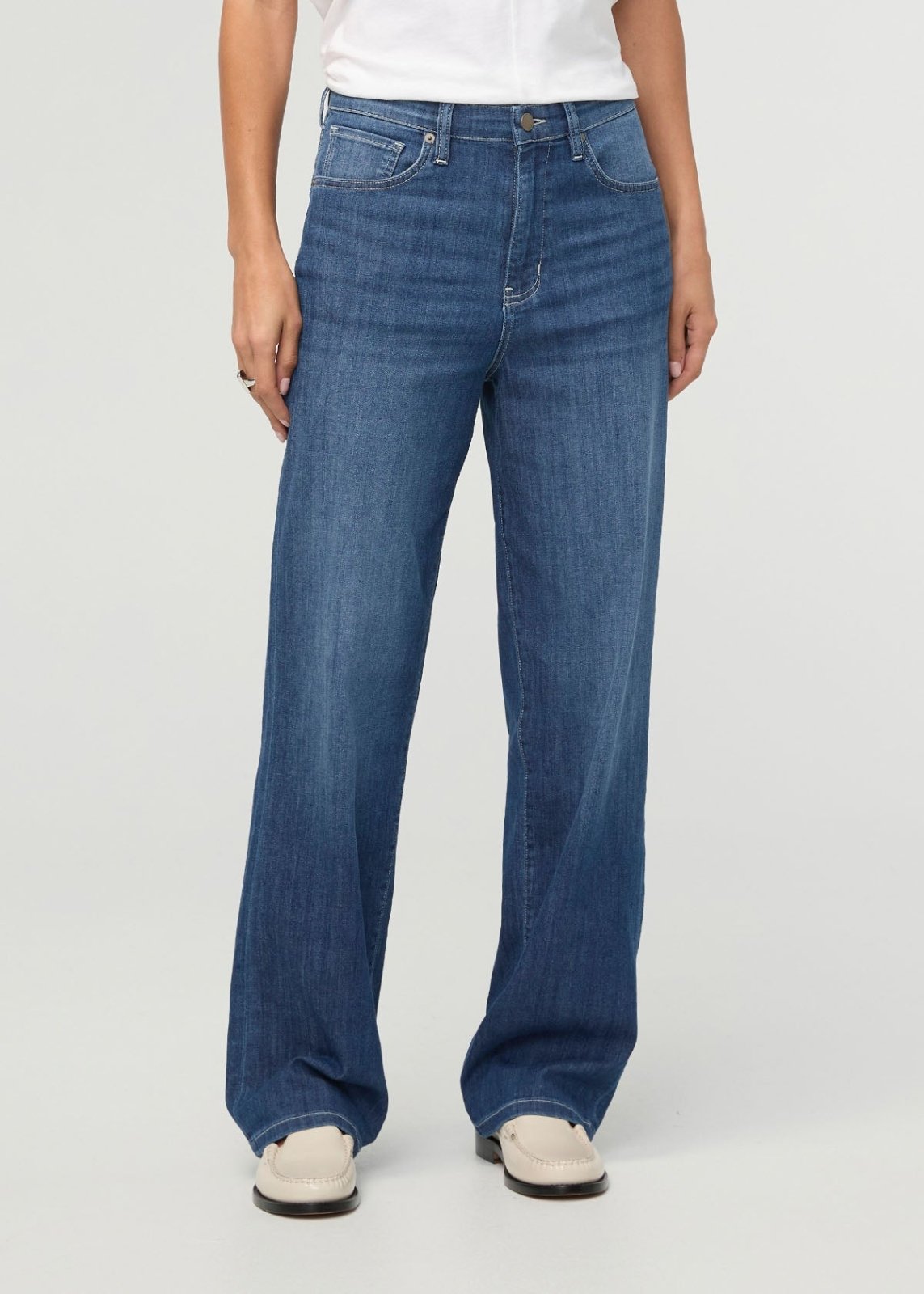 Performance Denim Lite High Rise Straight - Breeze Blue