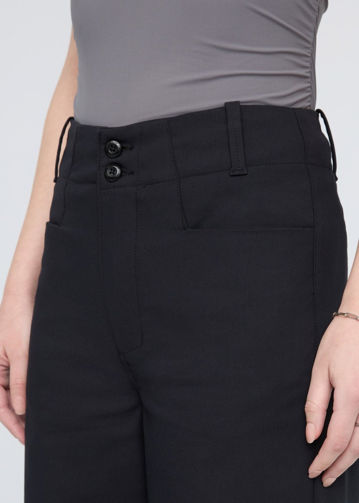 NuStretch High Rise Trouser - Black
