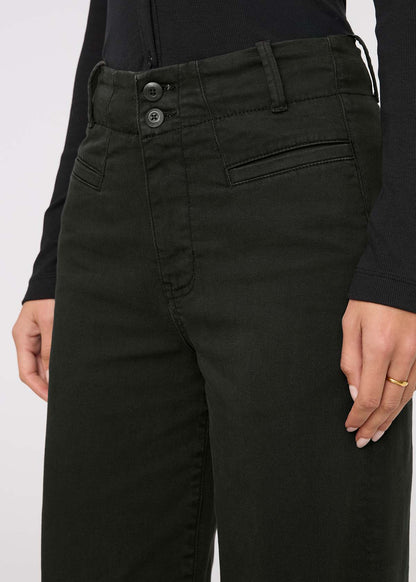 LuxTwill High Rise Trouser - Evergreen