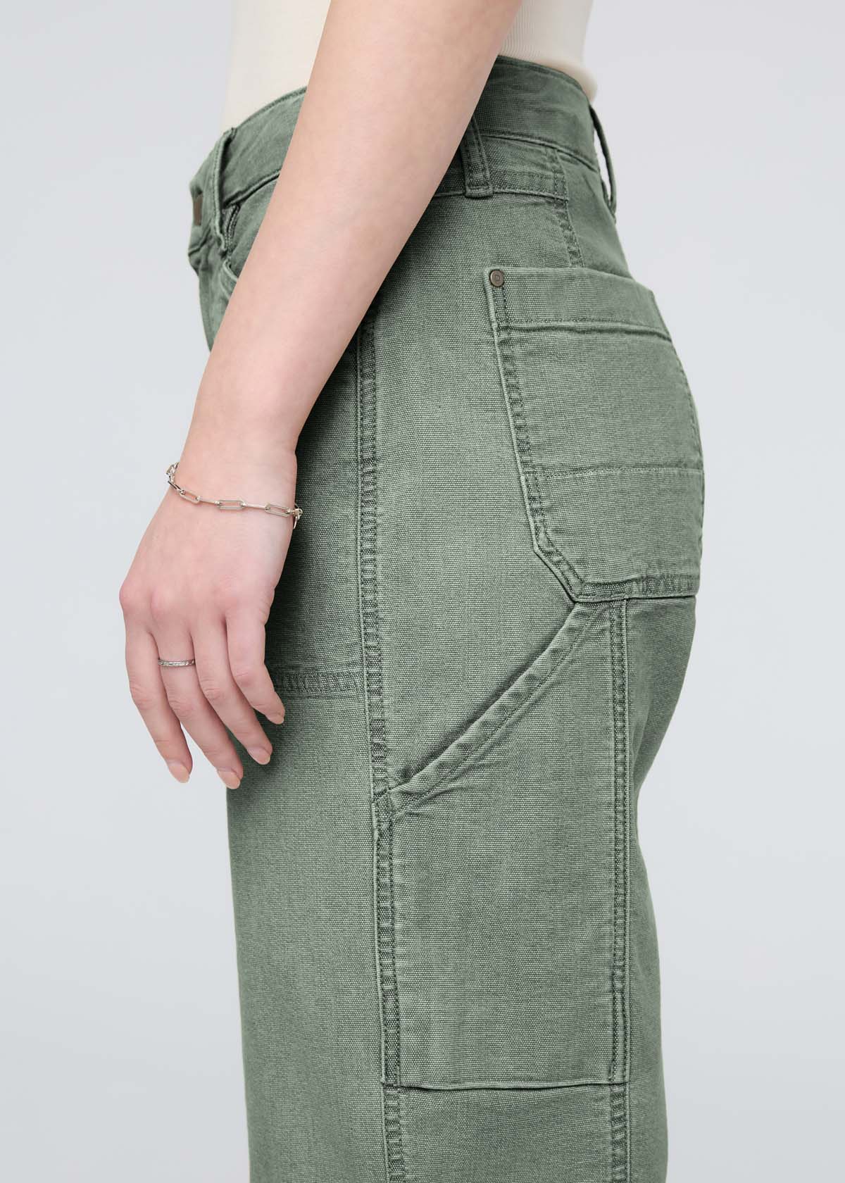 Stretch Canvas Utility Pant - Pine