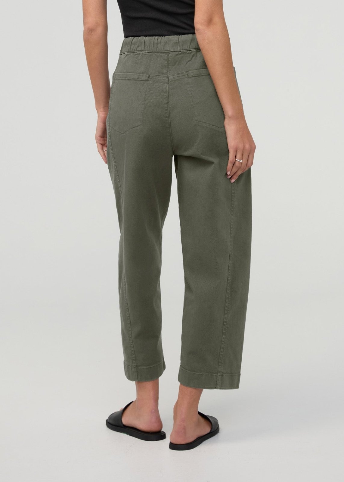FlexTwill Barrel Pull On Pant - Thyme
