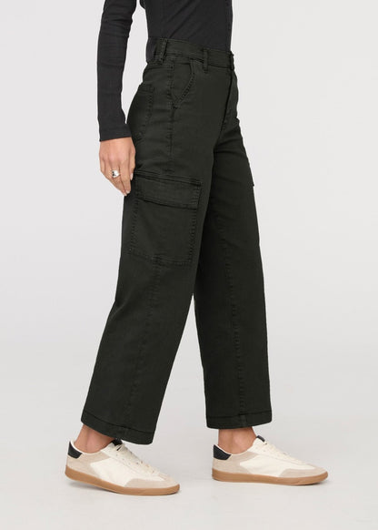 LuxTwill High Rise Cargo Pant - Evergreen