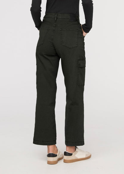LuxTwill High Rise Cargo Pant - Evergreen