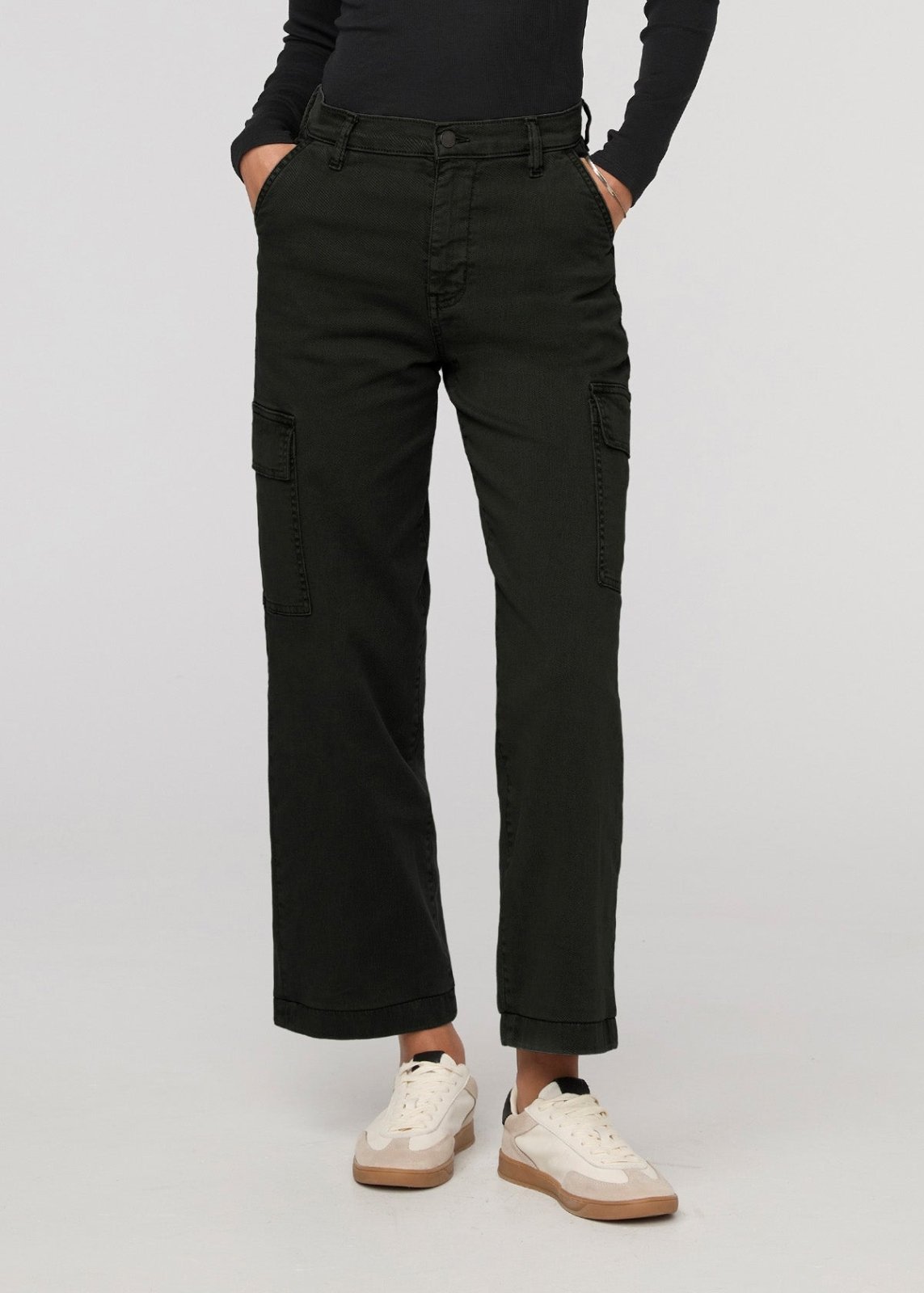 LuxTwill High Rise Cargo Pant - Evergreen