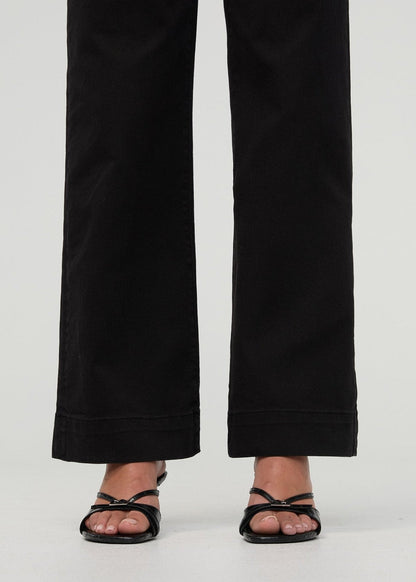 FlexTwill High Rise Trouser - Black