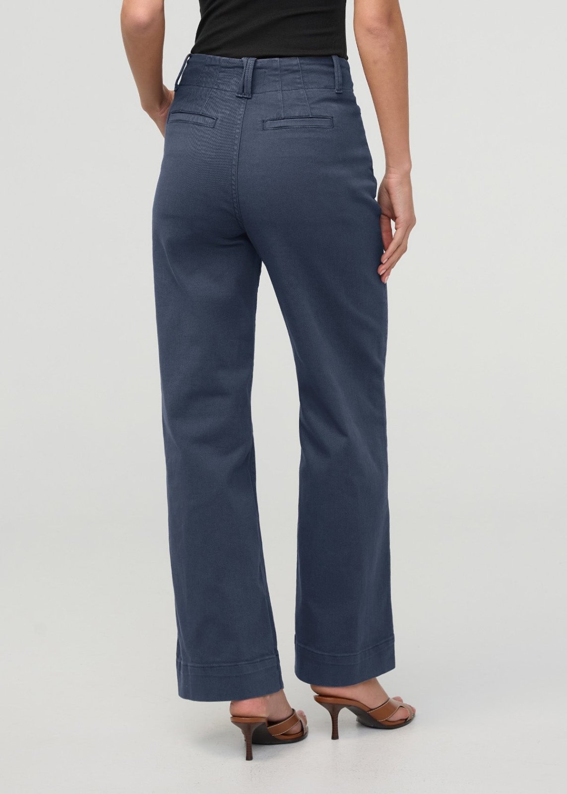 FlexTwill High Rise Trouser - Heritage Blue