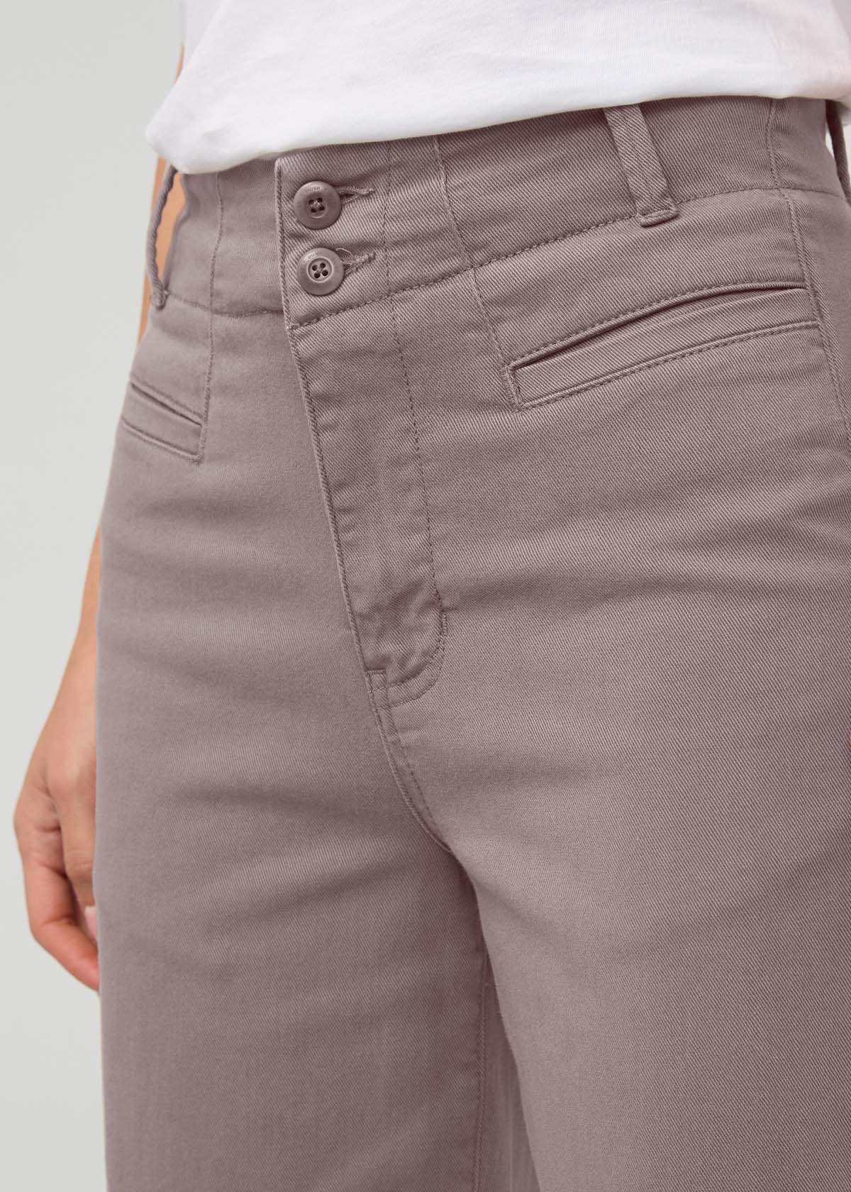 FlexTwill High Rise Trouser - Hazy Mauve