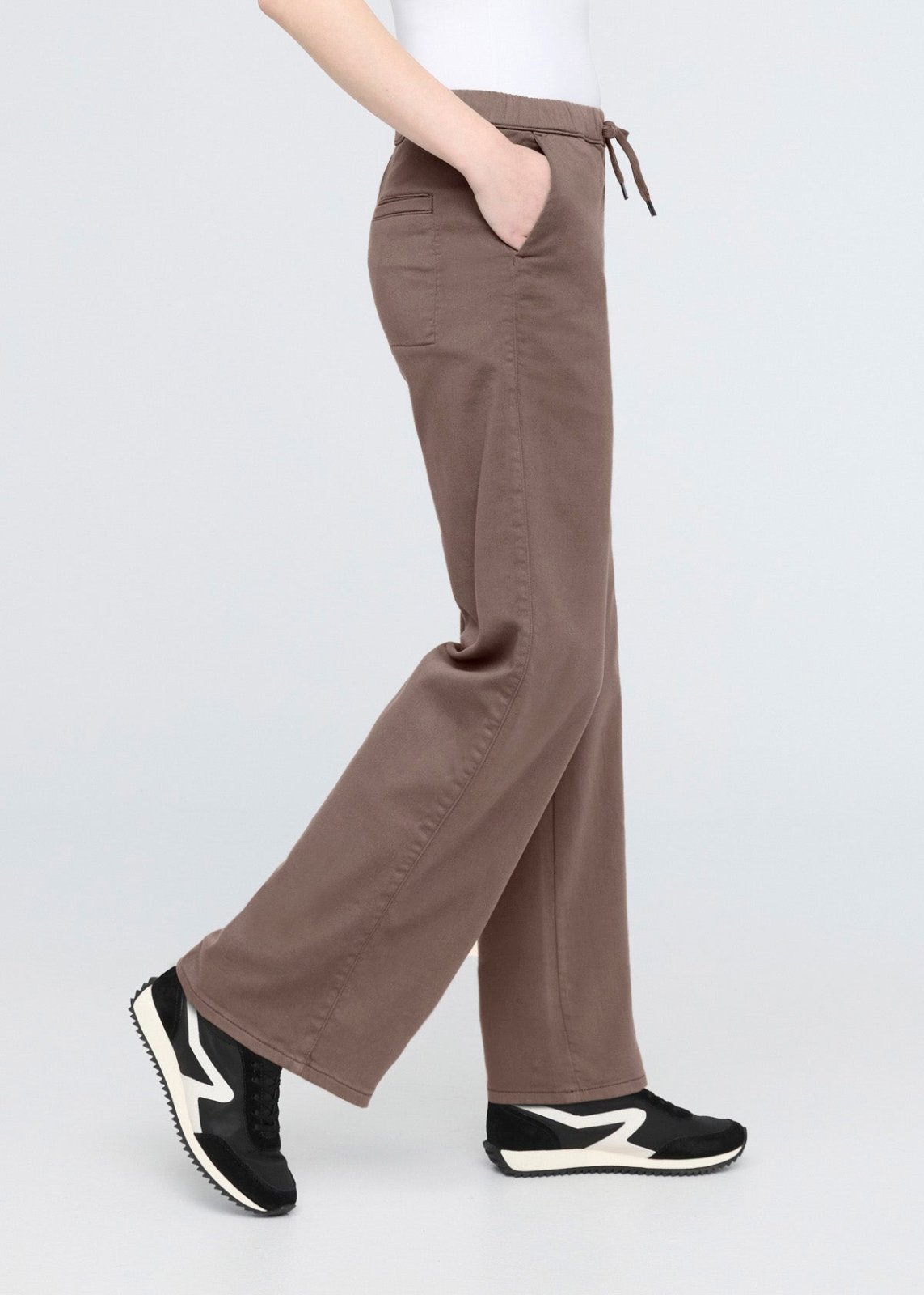No Sweat Wide Leg Pant - Canteen