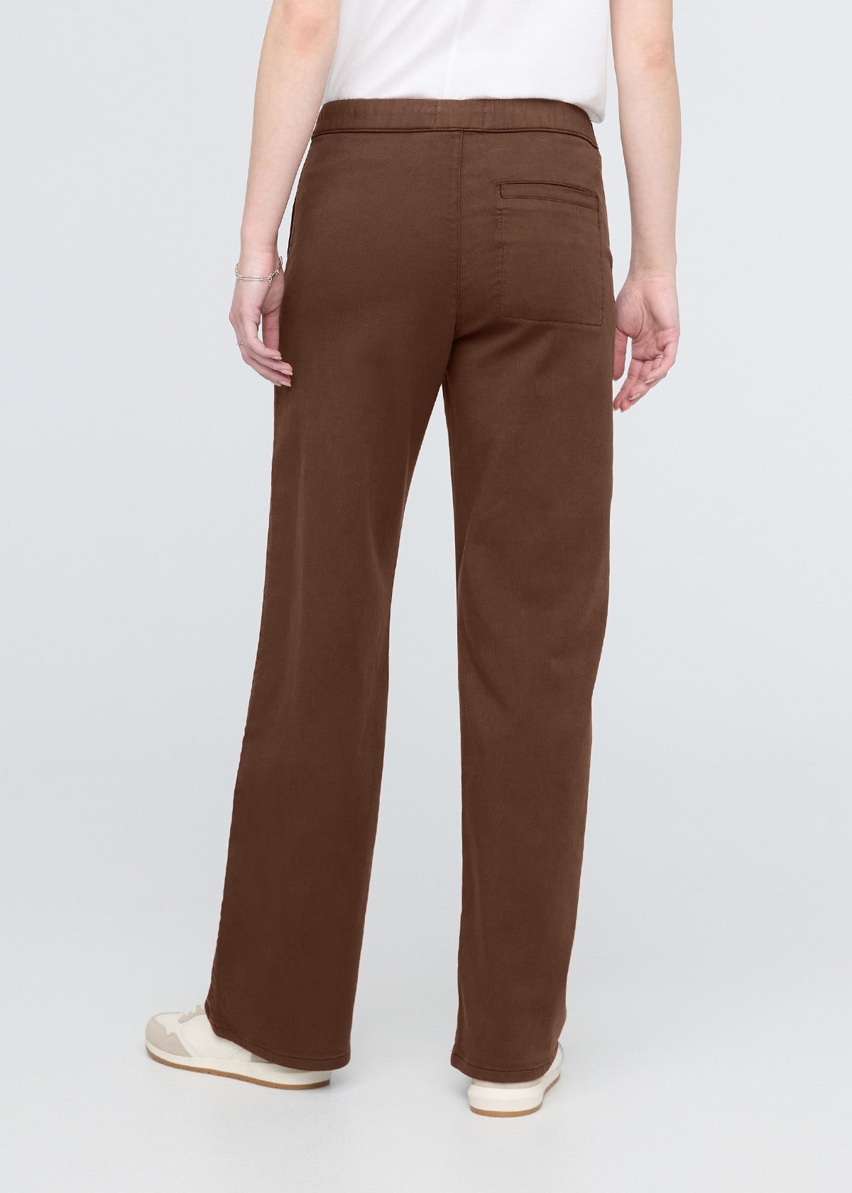 No Sweat Wide Leg Pant - Deep Taupe