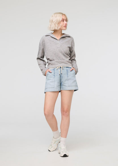 Performance Denim Harbour Short - Coastal