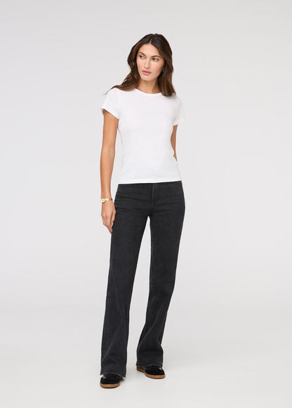 PurePima Slim Crew - White