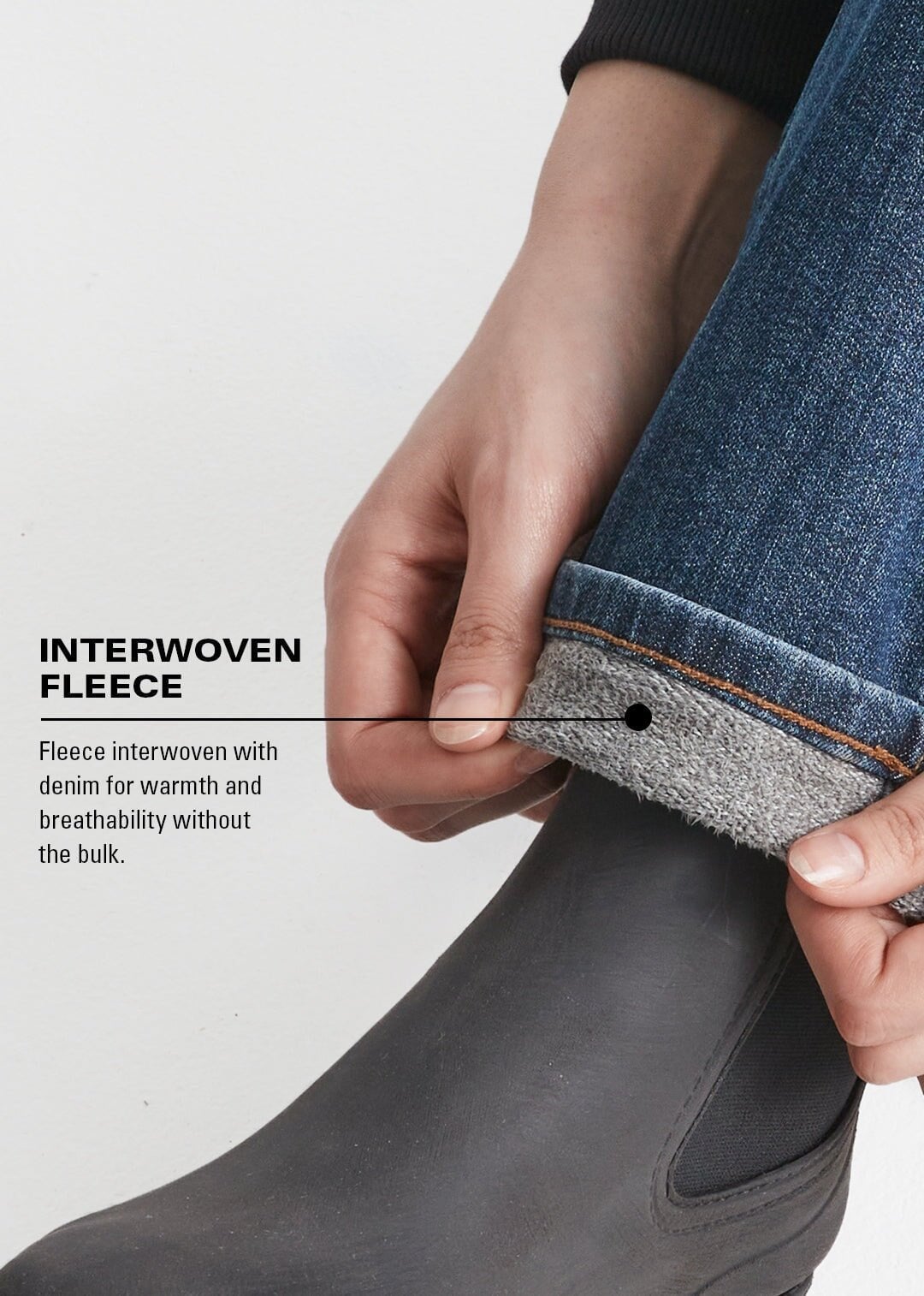 Tech Fleece Denim Girlfriend Jean - Classic Indigo