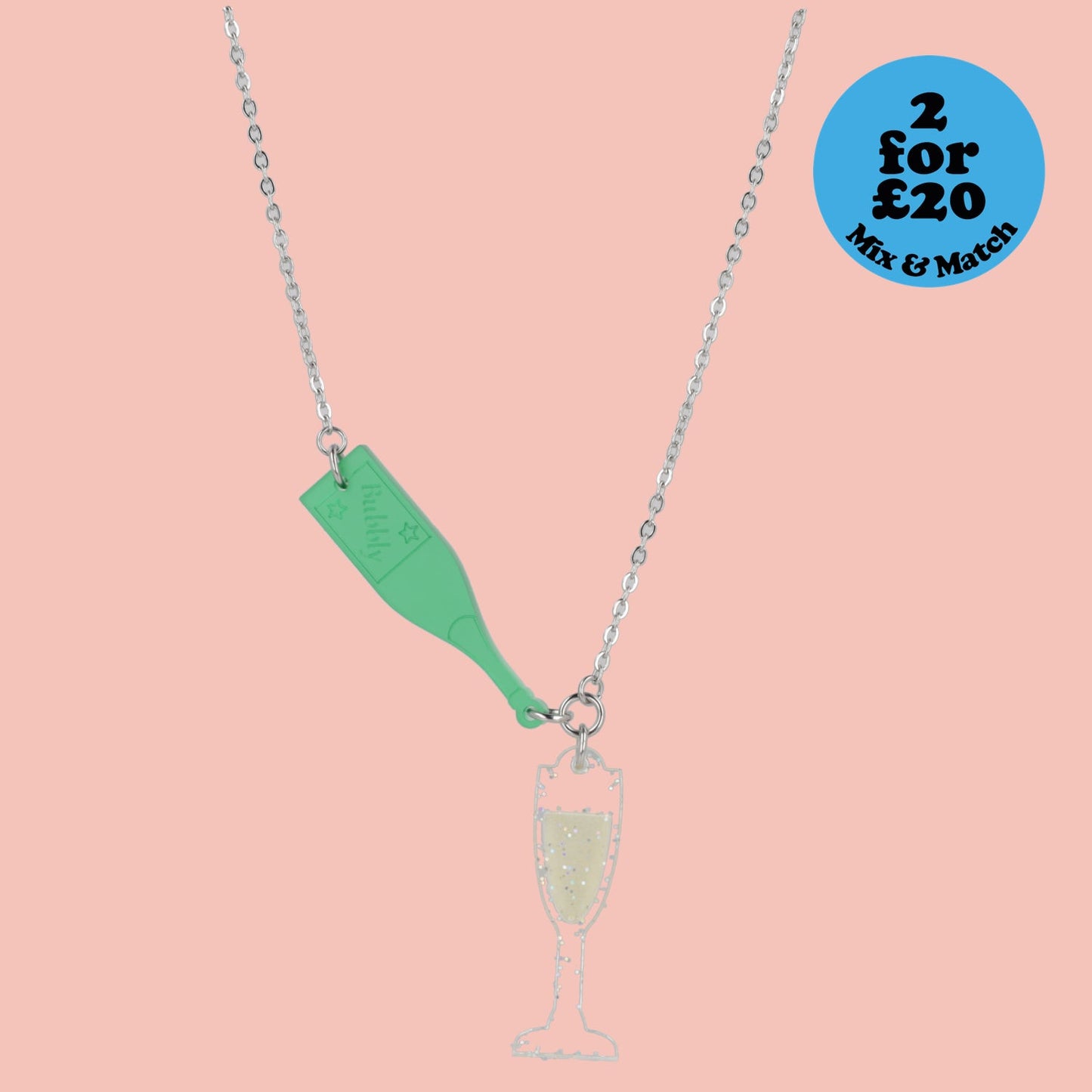 'Bolly' Champagne Necklace