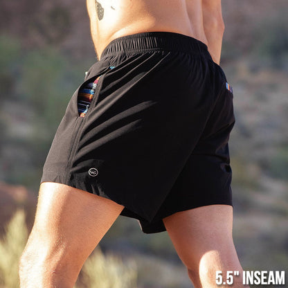 Flow Short (Athletic) - Jet 5.5" & 7" - Linerless