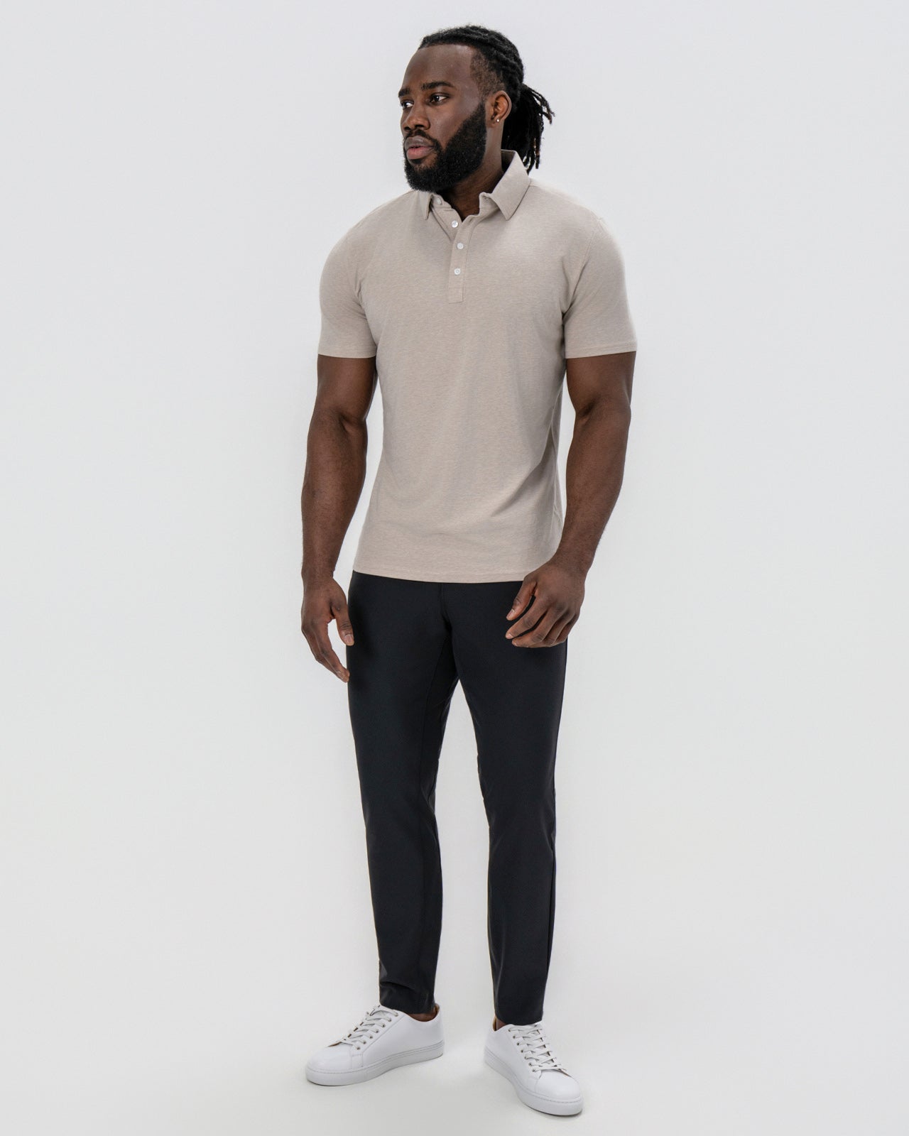 "The Dixon" Heathered Cream