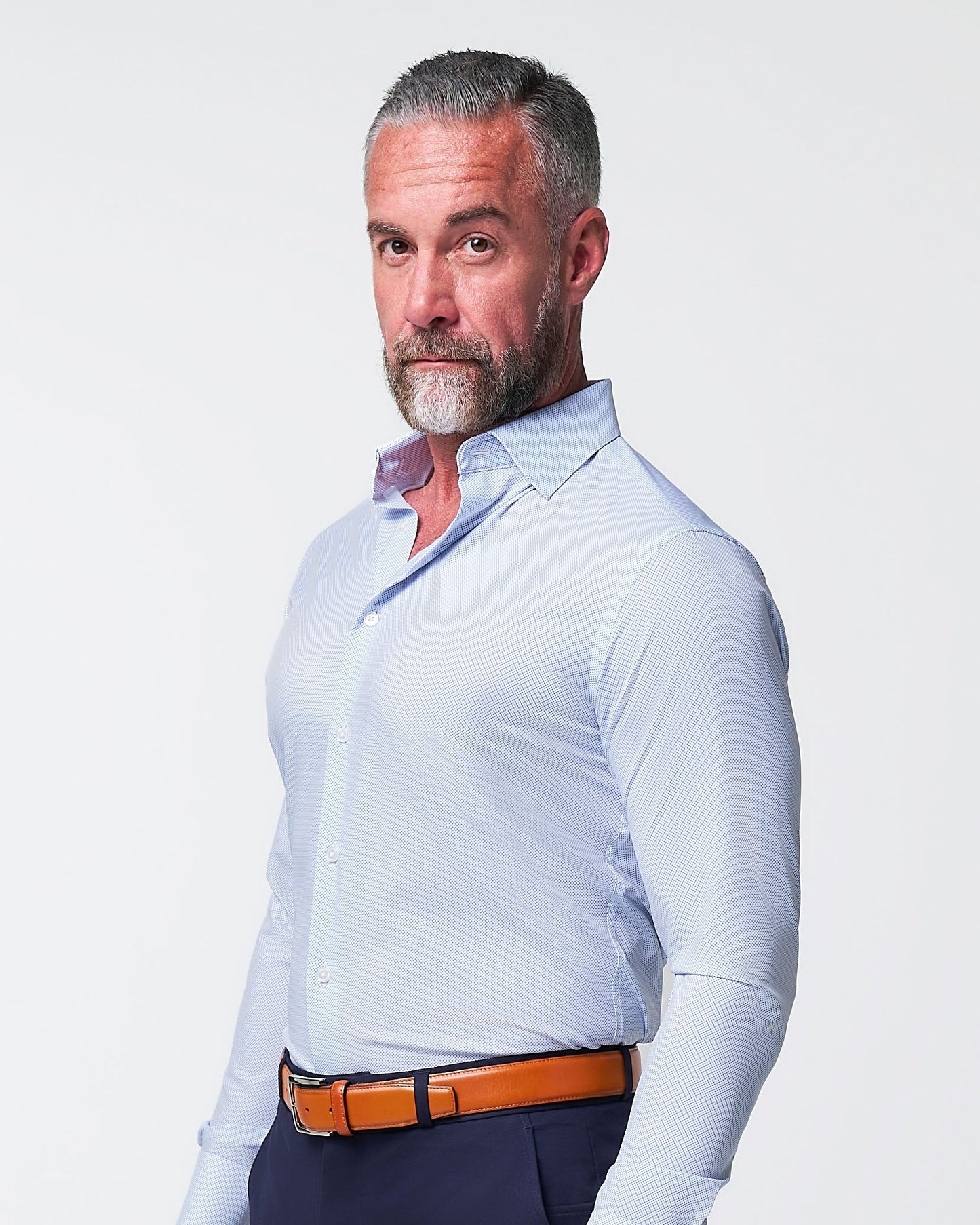 "The Jameson" Mini Navy Dot Print