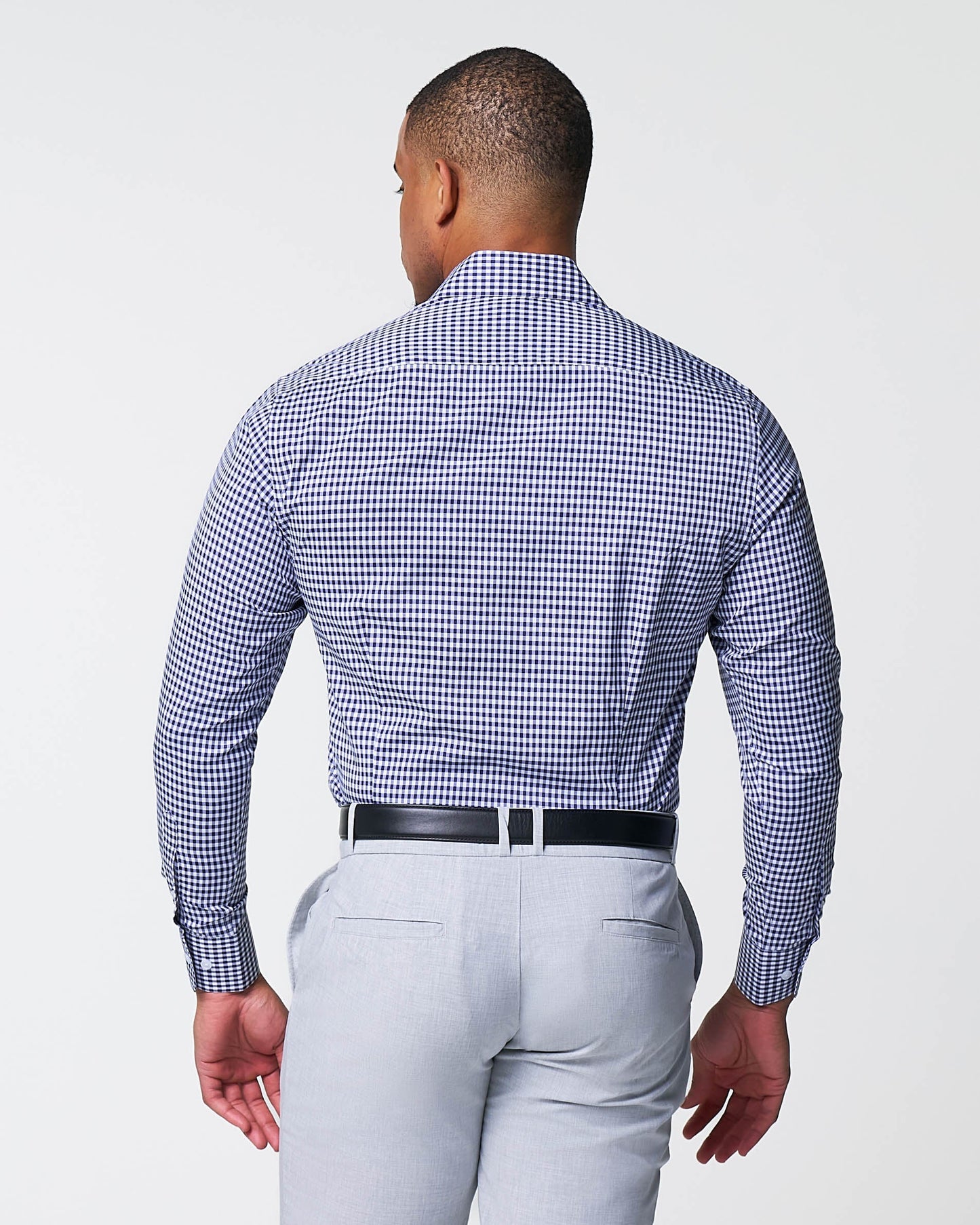 "The Rooney" Navy Gingham