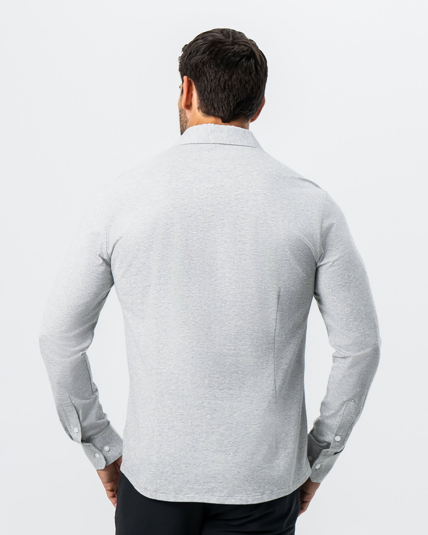 "The Fowler" Grey Button Down