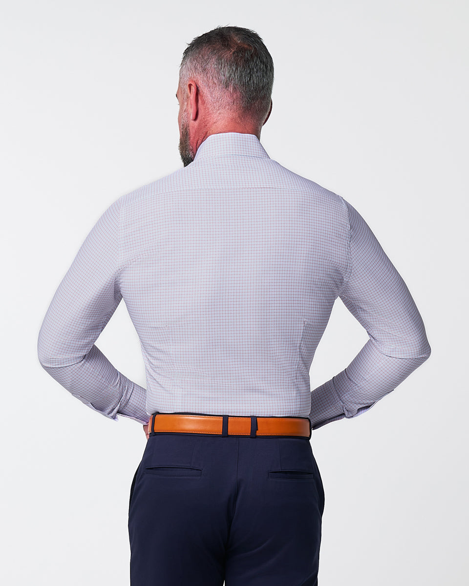 "The Buck" Orange and Blue Pattern