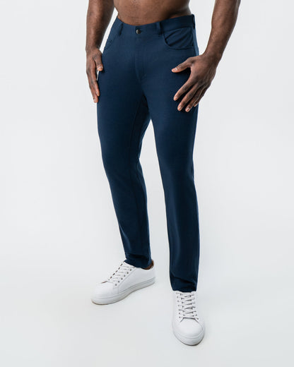 Knit Chino - Navy