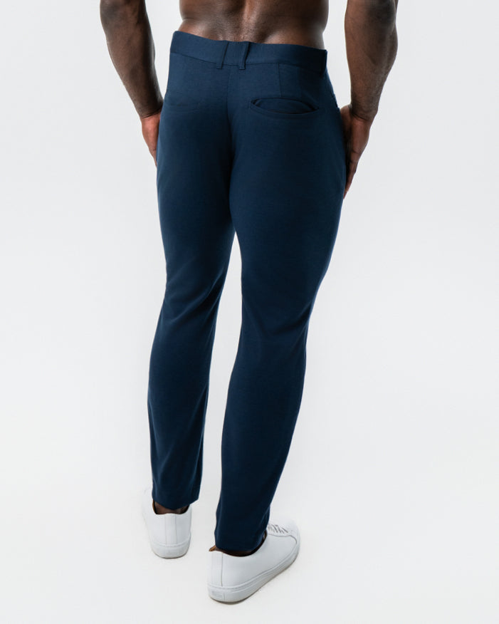Knit Chino - Navy