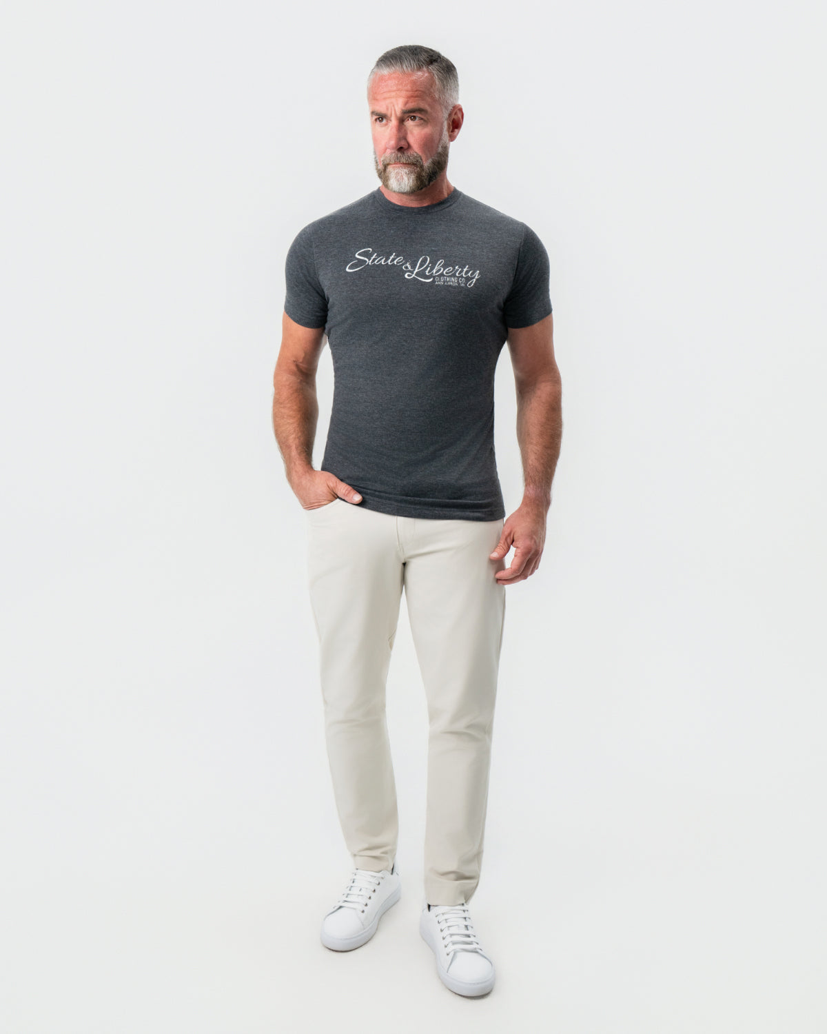 Logo T-Shirt - Charcoal