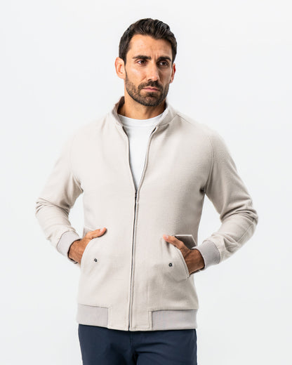 Brushed Bomber - Tan